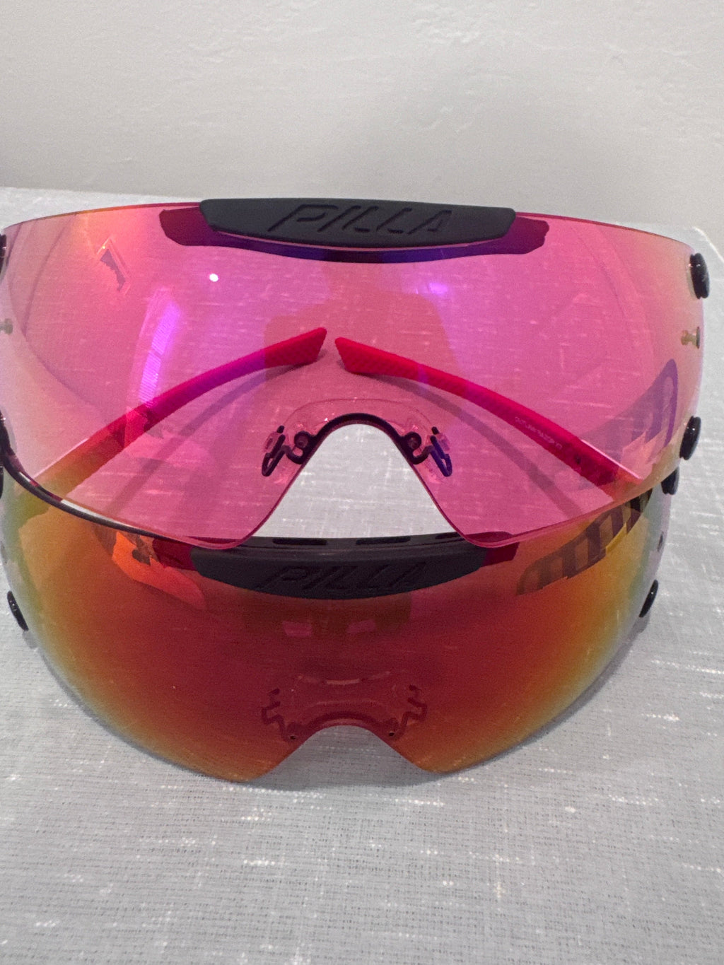 "Razor Series" 26CIED & 62CIED 2-Lens Kit with Red Razor Frames