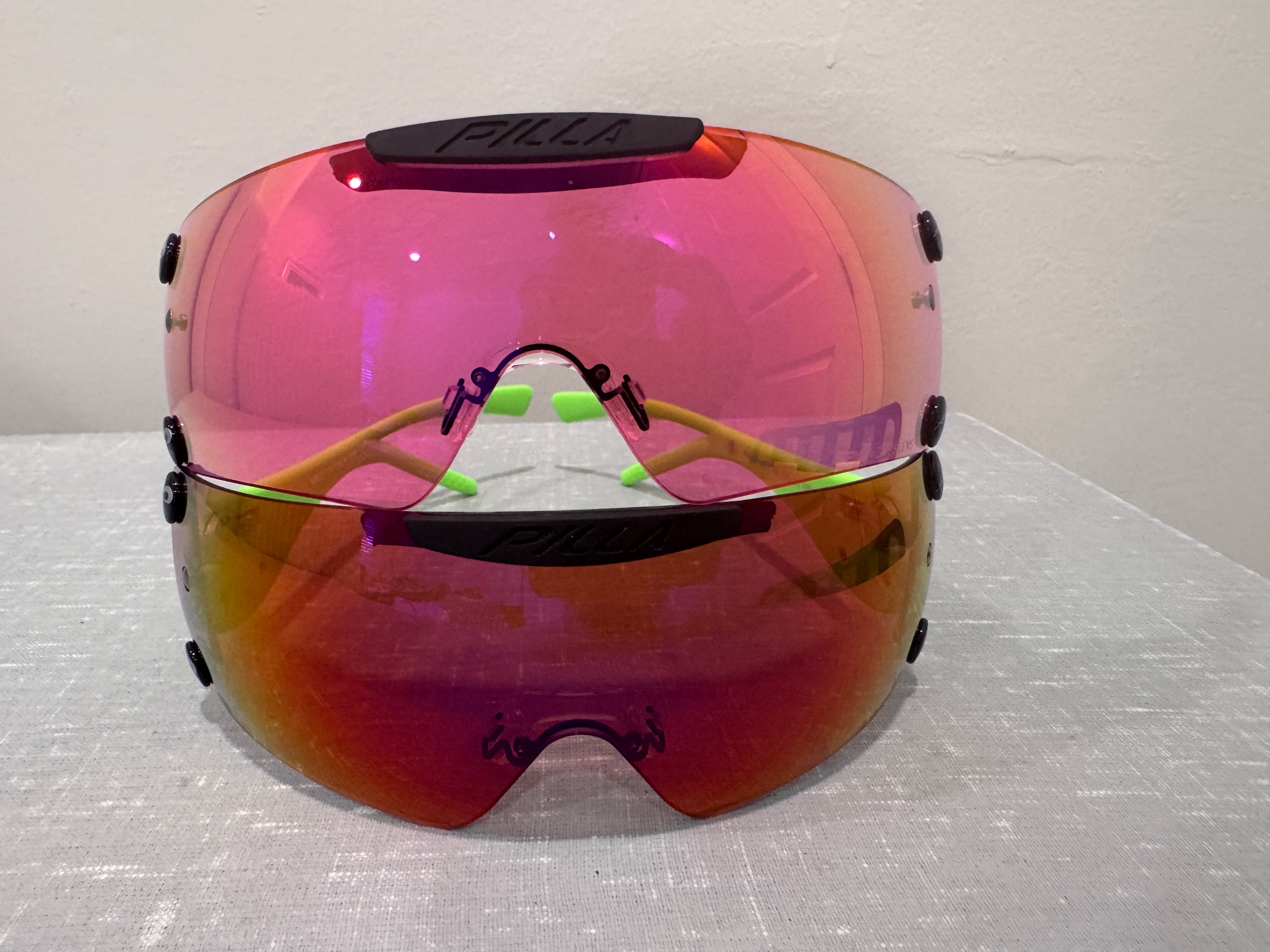 "Delta Series" 26CIED & 62CIED 2-Lens Kit with Lime Green Delta Series Frames