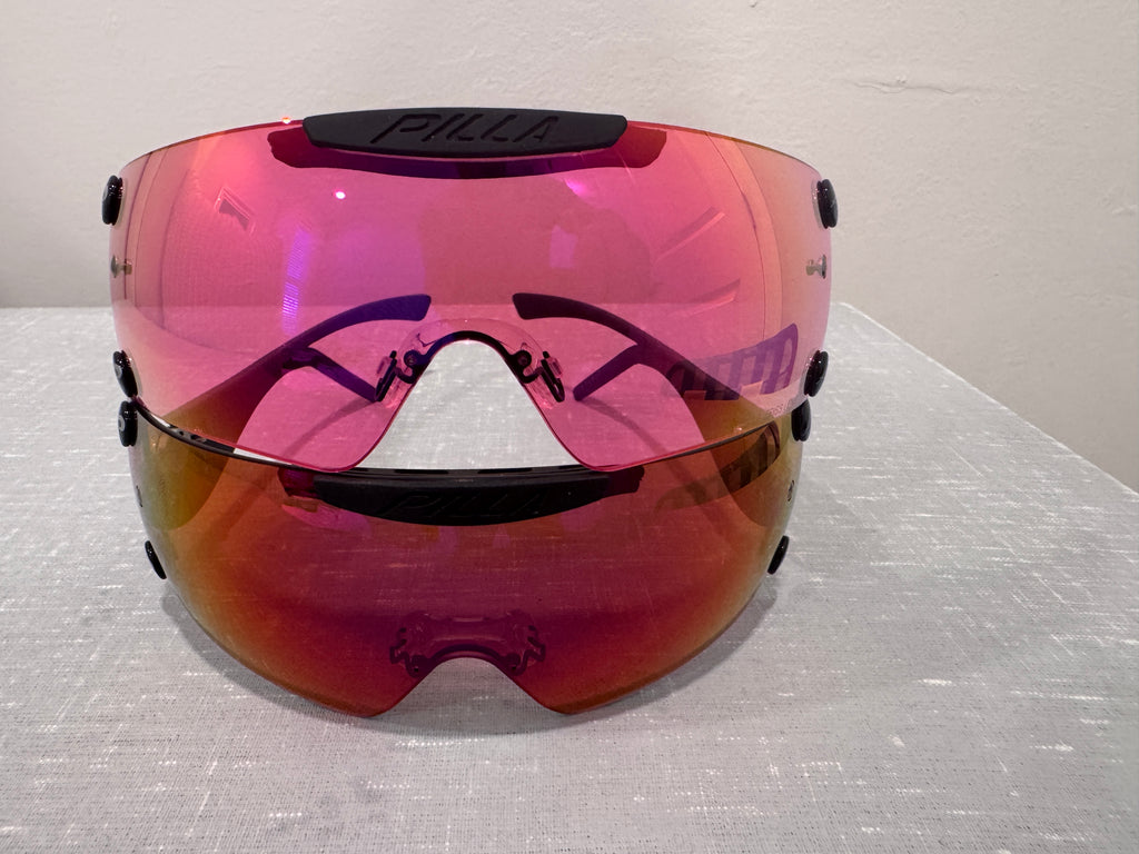 "Delta Series" 26CIED & 62CIED 2-Lens Kit with Gray-Red Delta Series Frames