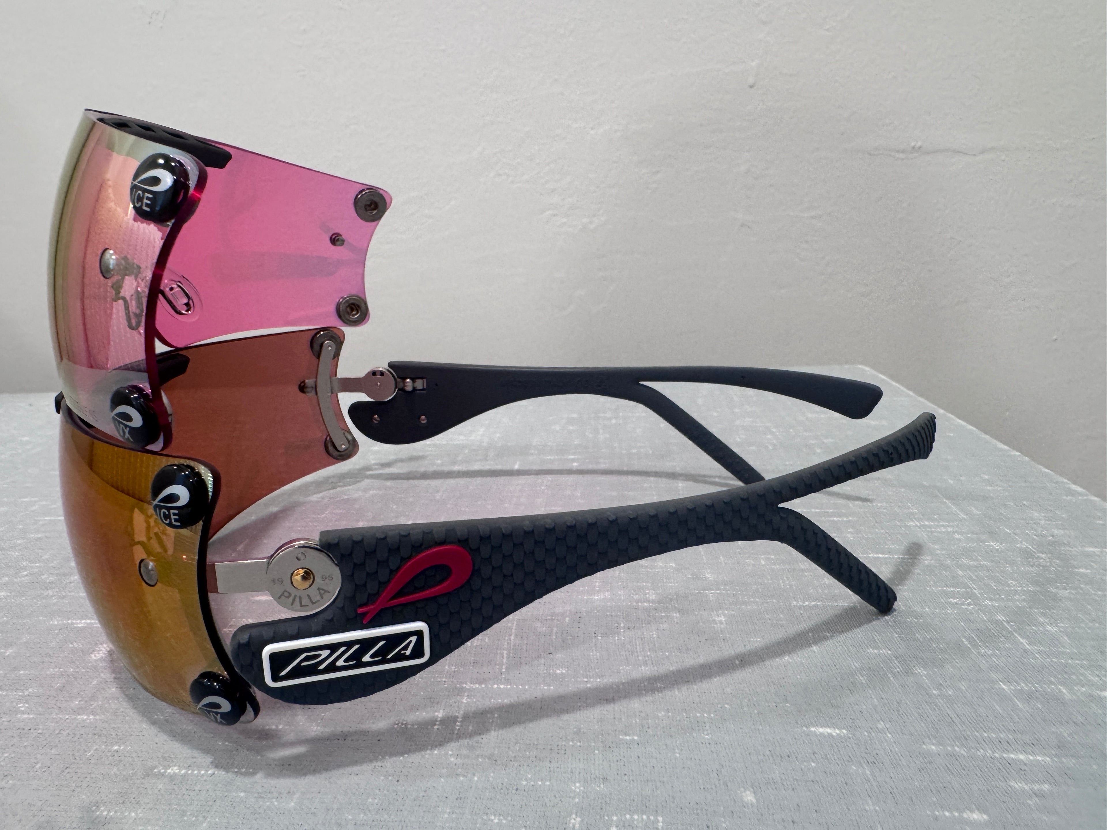 "Delta Series" 26CIED & 62CIED 2-Lens Kit with Gray-Red Delta Series Frames