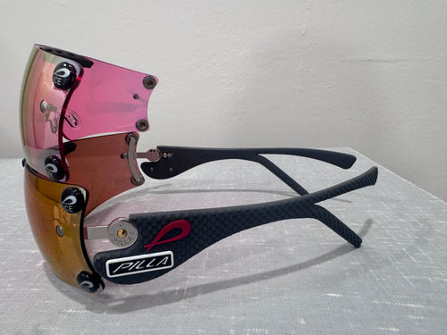 "Delta Series" 26CIED & 62CIED 2-Lens Kit with Gray-Red Delta Series Frames